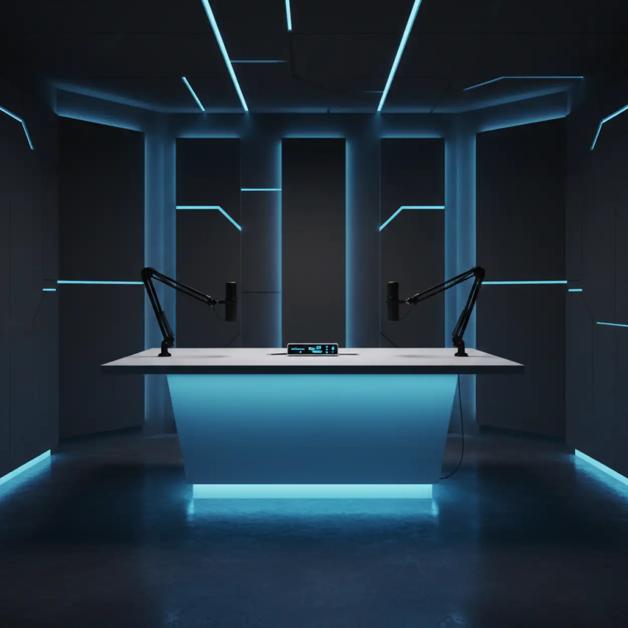 Free Download Cinematic Podcast Studio Background Hd - High Quality Podcast Studio Background Background Image