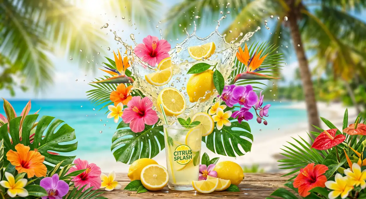 Free Download Citrus Lemon Juice Summer Background - High Quality Lemon Juice Background Background Image