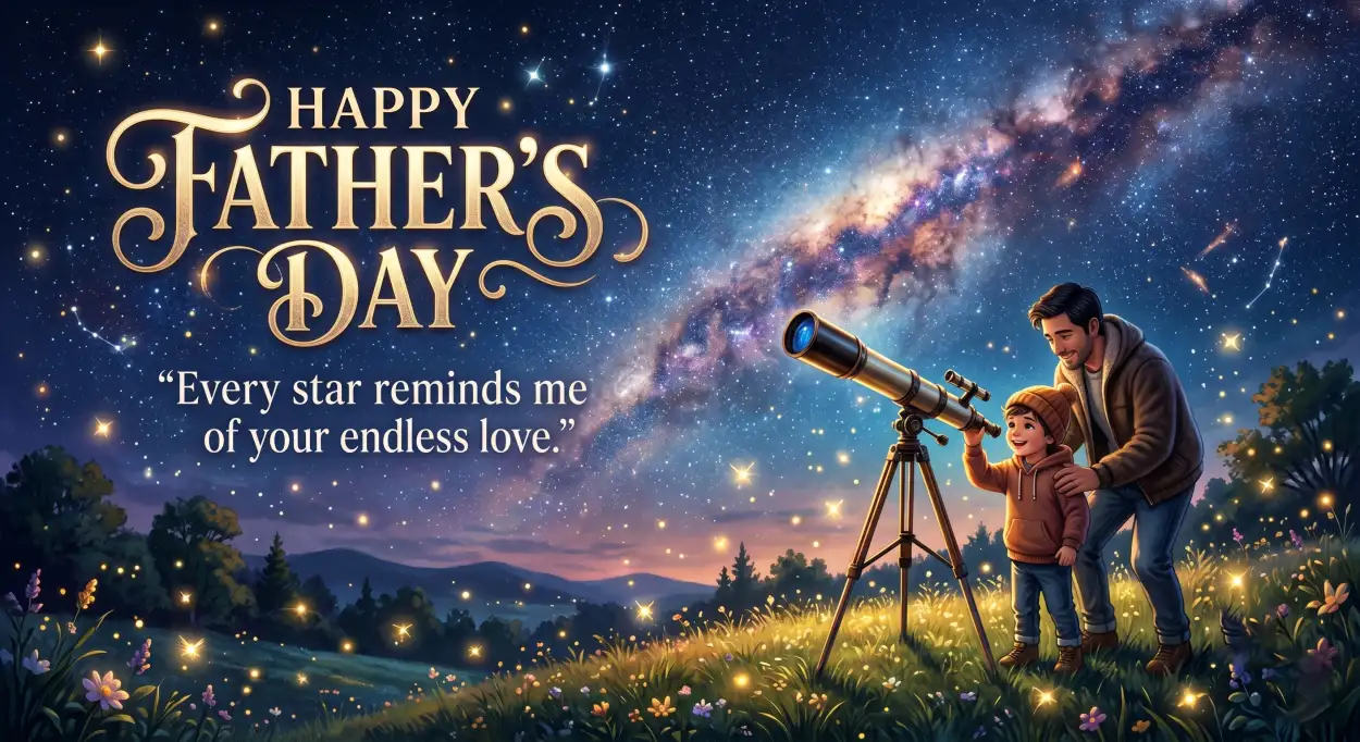 Free Download Classic Fathers Day Greeting Card - High Quality Happy Fathers Day Greeting Card Image