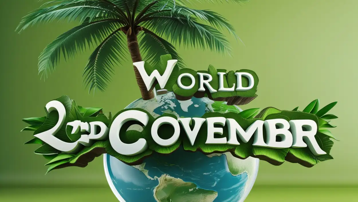 Coconut Day Celebration In Kerala Schools - Royalty Free World Coconut Day Image | Pngmagic Free Download Coconut Day Celebration In Kerala Schools - High Quality World Coconut Day Background