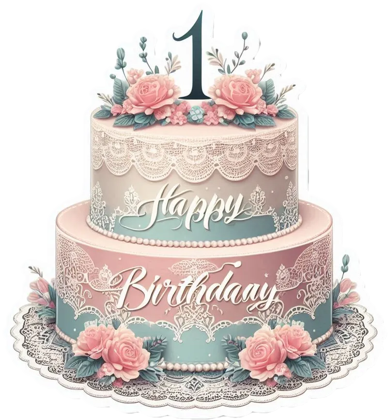 Colorful 1st Birthday Cake Png For Kids - Royalty Free 1st Birthday Cake Png Image | Pngmagic Free Download Colorful 1st Birthday Cake Png For Kids - High Quality 1st Birthday Cake Png PNG Image
