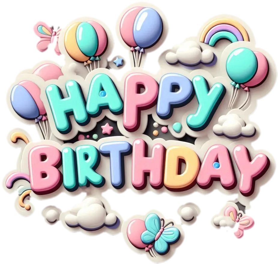 Colorful Balloon Happy Birthday Greeting Card Designs - Royalty Free Happy Birthday Image | Pngmagic Free Download Colorful Balloon Happy Birthday Greeting Card Designs - High Quality Happy Birthday PNG Image