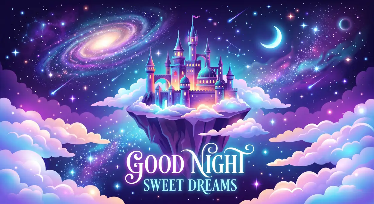 Free Download Colorful Good Night Sweet Dreams Background - High Quality Good Night Sweet Dreams Background Image