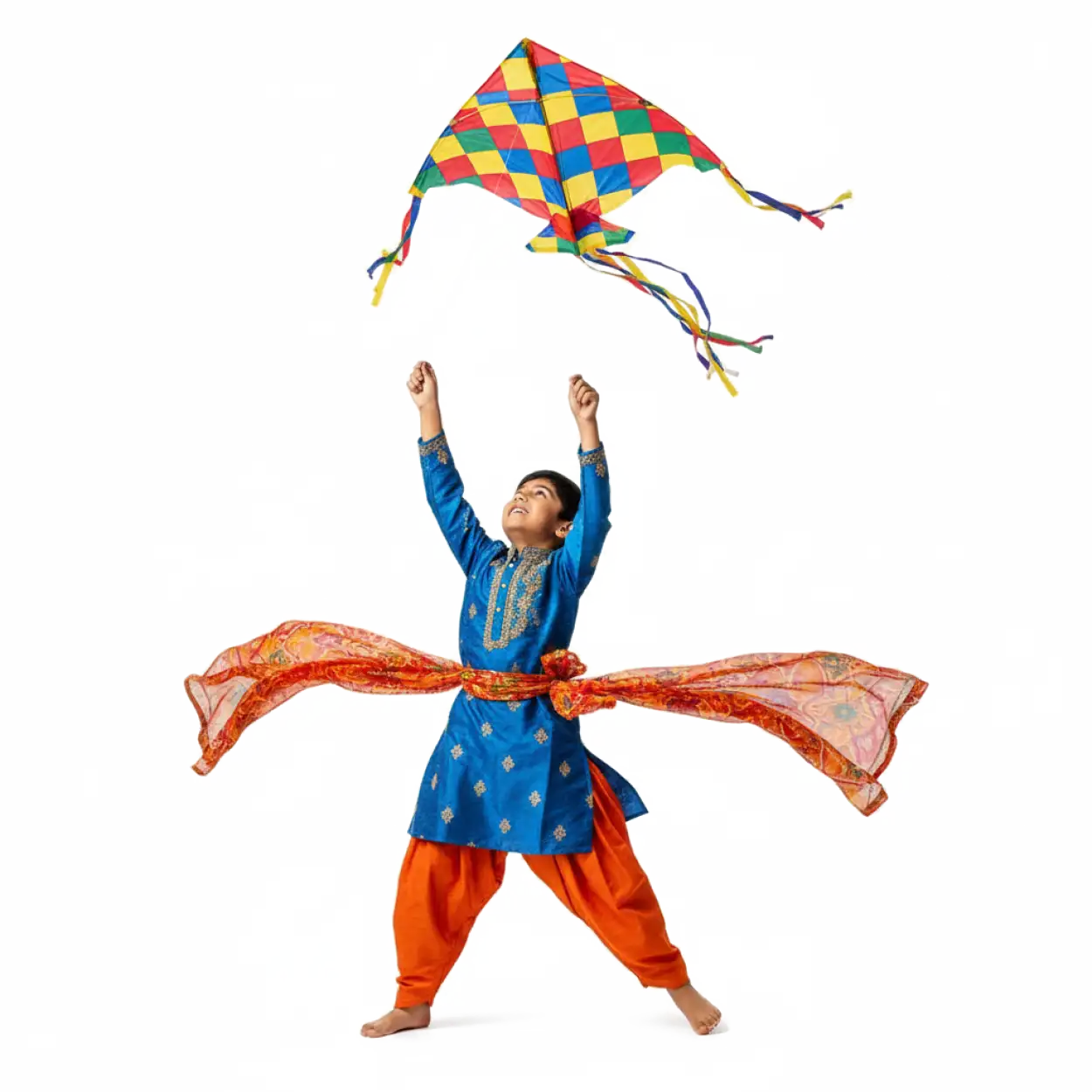 Free Download Colorful Kite Flying Png Image - High Quality Kite Flying Png Transparent PNG