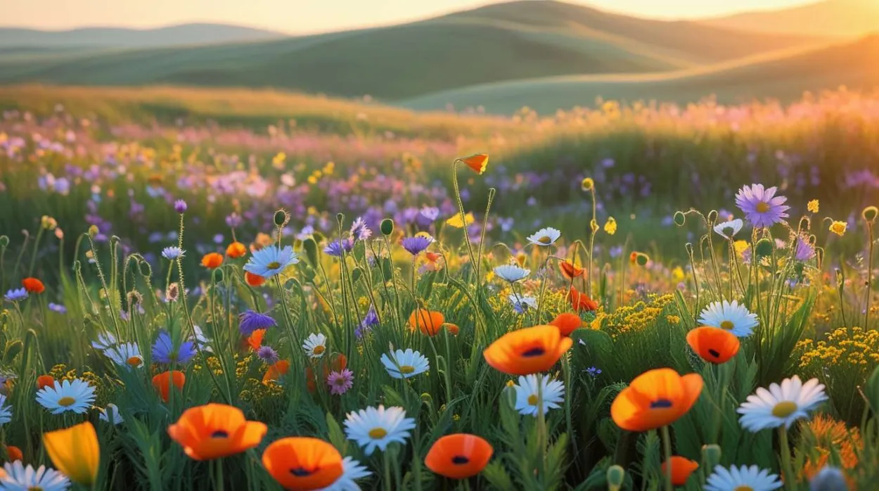 Colorful Wildflower Wallpaper Images For Download - Royalty Free Wallpaper Image Of Flowers Image | Pngmagic Free Download Colorful Wildflower Wallpaper Images For Download - High Quality Wallpaper Image Of Flowers Background