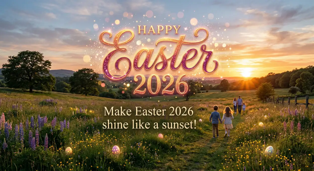 Free Download Couples Easter 2026 Message Ideas - High Quality Happy Easter 2026 Image