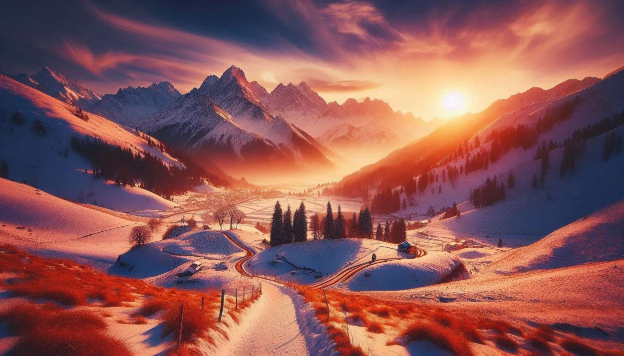 Cozy Fireplace And Winter Vibes Hd Wallpapers - Royalty Free Winter Wallpaper Image | Pngmagic Free Download Cozy Fireplace And Winter Vibes Hd Wallpapers - High Quality Winter Wallpaper Background
