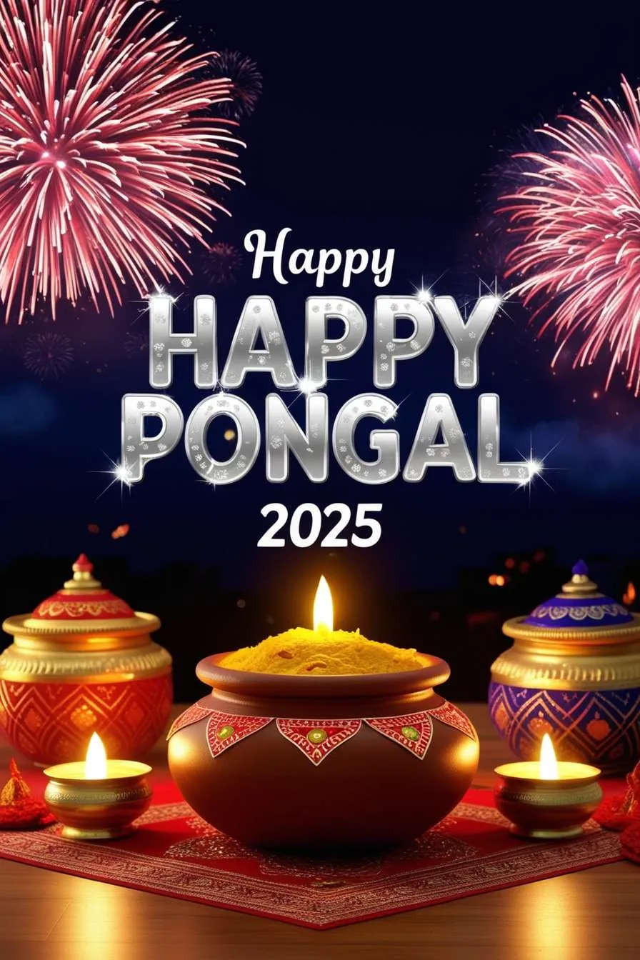 Free Download Creative And Unique Happy Pongal Greetings 2025 Designs - High Quality Happy Pongal Greetings 2025 Background