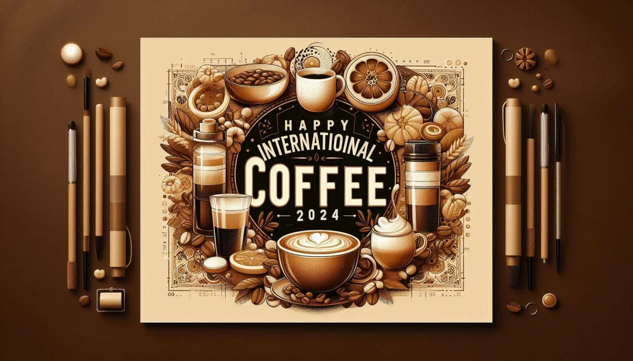 Creative Designs For Happy International Coffee Day 2024 - Royalty Free Happy International Coffee Day Image | Pngmagic Free Download Creative Designs For Happy International Coffee Day 2024 - High Quality Happy International Coffee Day Background