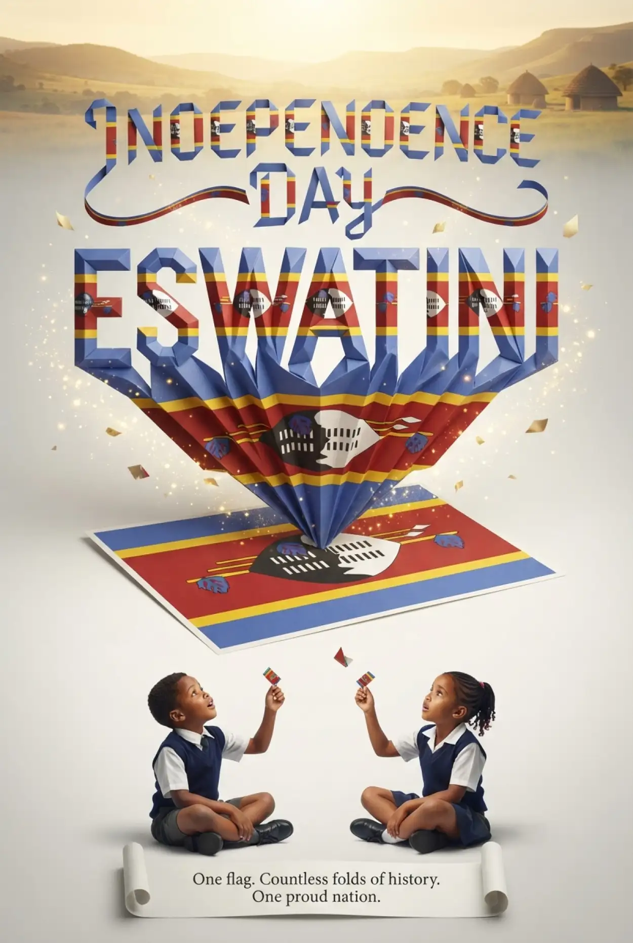 Free Download Creative Eswatini Independence Day Wishes Images - High Quality Eswatini Independence Day 2026 Image