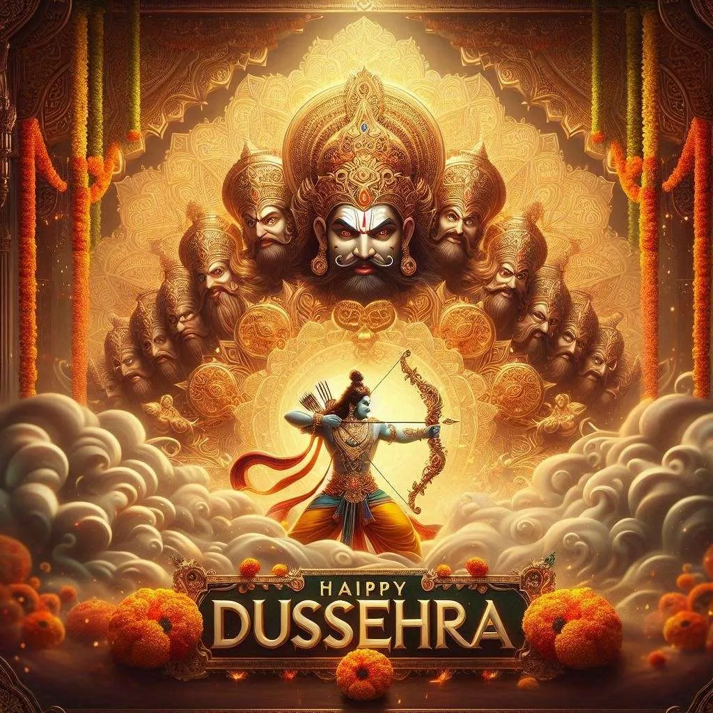 Free Download Creative Happy Dussehra Photo Captions For Social Media - High Quality Happy Dussehra Background