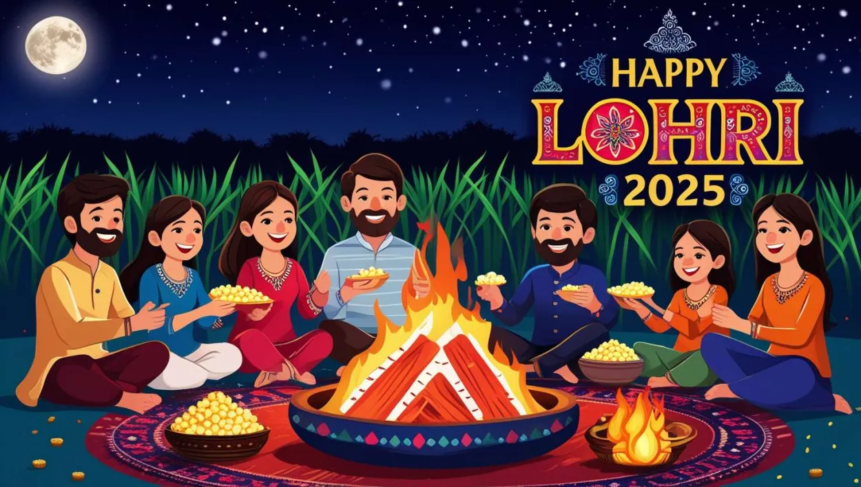 Creative Happy Lohri Greetings For Whatsapp Status - Royalty Free Happy Lohri Greetings 2025 Image | Pngmagic Free Download Creative Happy Lohri Greetings For Whatsapp Status - High Quality Happy Lohri Greetings 2025 Background