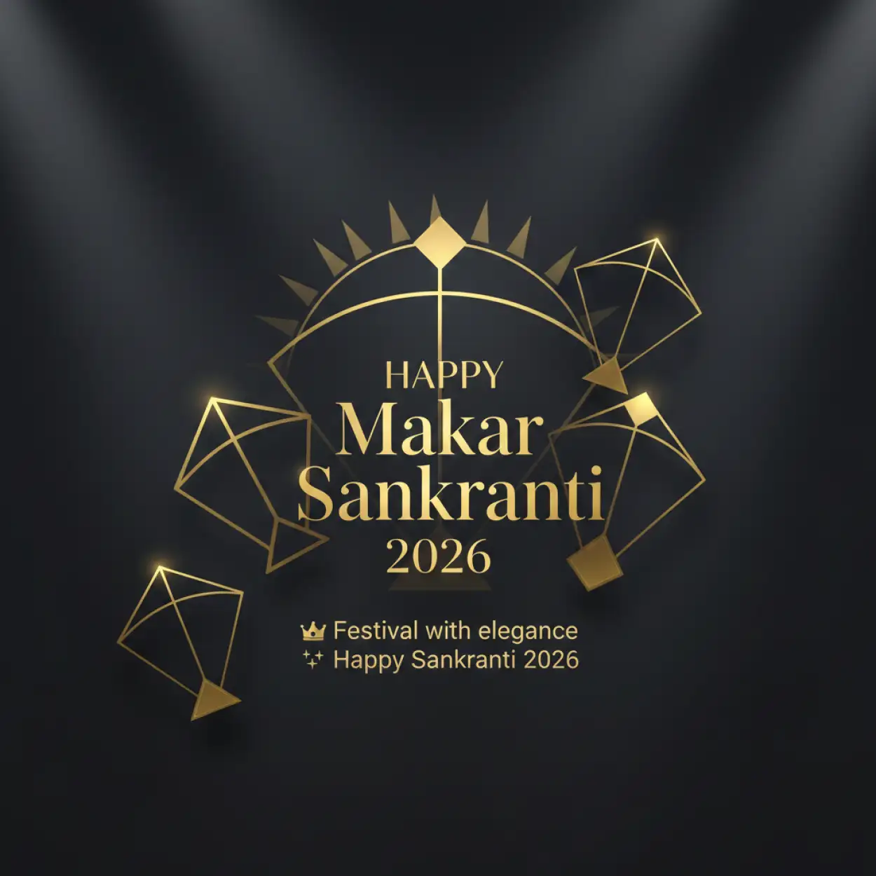 Free Download Creative Happy Makar Sankranti 2026 Wishes - High Quality Happy Makar Sankranti 2026 Wishes Background
