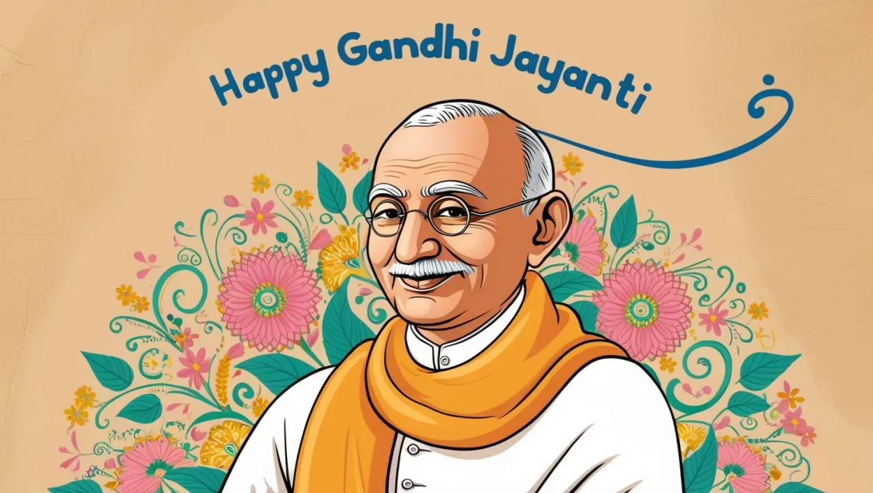 Free Download Creative Mahatma Gandhi Jayanti Wishes Images For Download - High Quality Mahatma Gandhi Jayanti Wishes Background