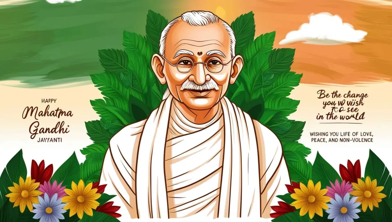 Creative Mahatma Gandhi Jayanti Wishes With Cultural Themes - Royalty Free Mahatma Gandhi Jayanti Wishes Image | Pngmagic Free Download Creative Mahatma Gandhi Jayanti Wishes With Cultural Themes - High Quality Mahatma Gandhi Jayanti Wishes Background