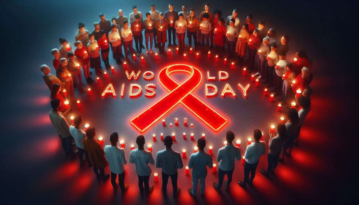 Free Download Creative World Aids Day 2024 Background Png - High Quality World AIDS Day PNG Image