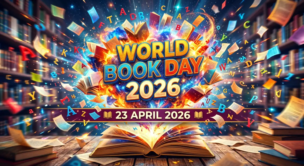 Free Download Creative World Book Day 2026 Celebration Ideas For School Students - High Quality World Book Day 2026 Image