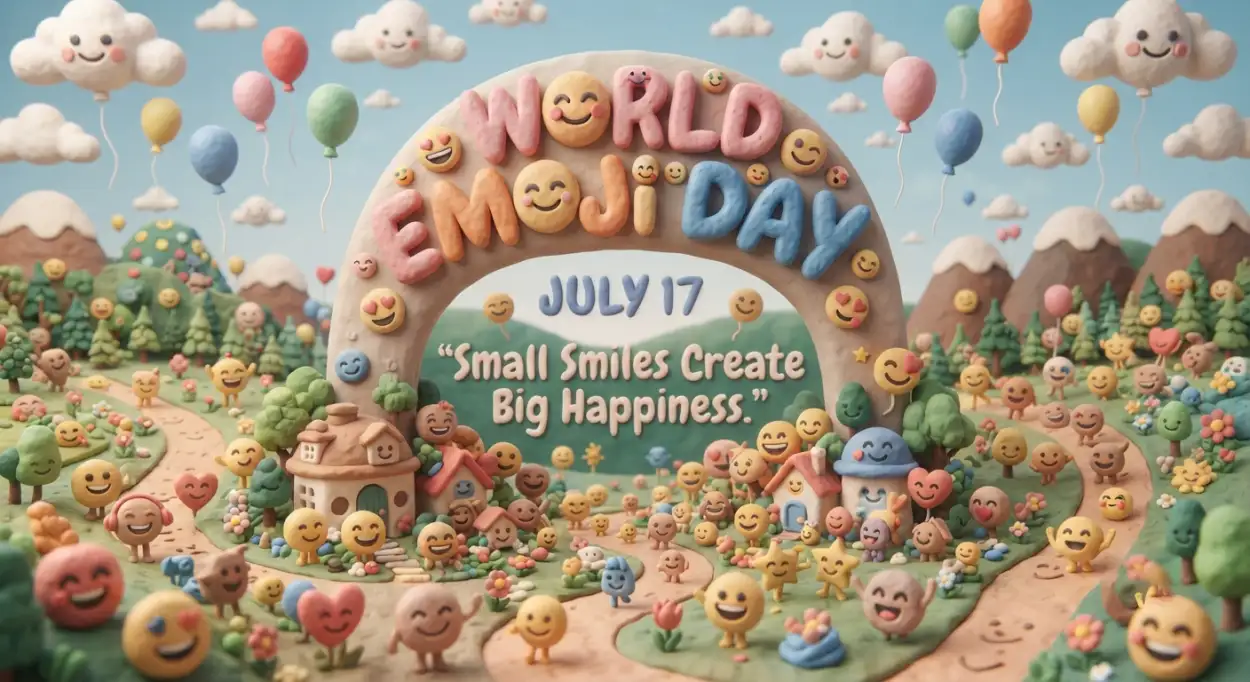 Free Download Creative World Emoji Day Poster Design 2026 - High Quality World Emoji Day Poster 2026 Image