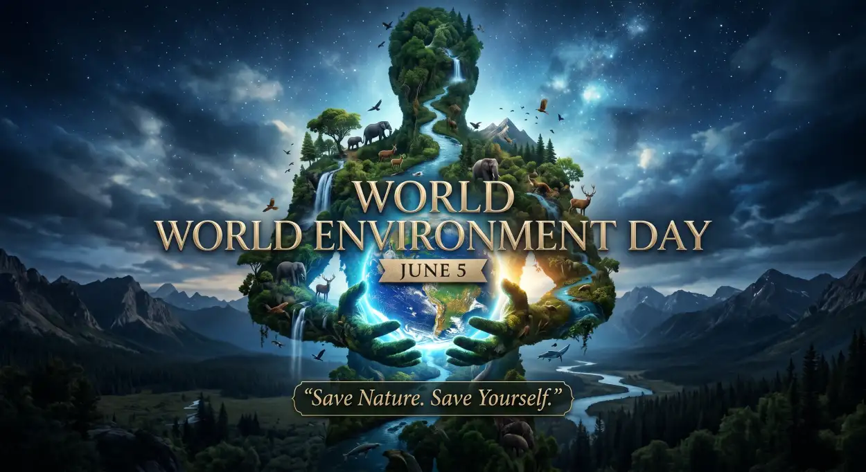 Free Download Creative World Environment Day 2026 Social Media Posts - High Quality World Environment Day Poster Ideas 2026 Image
