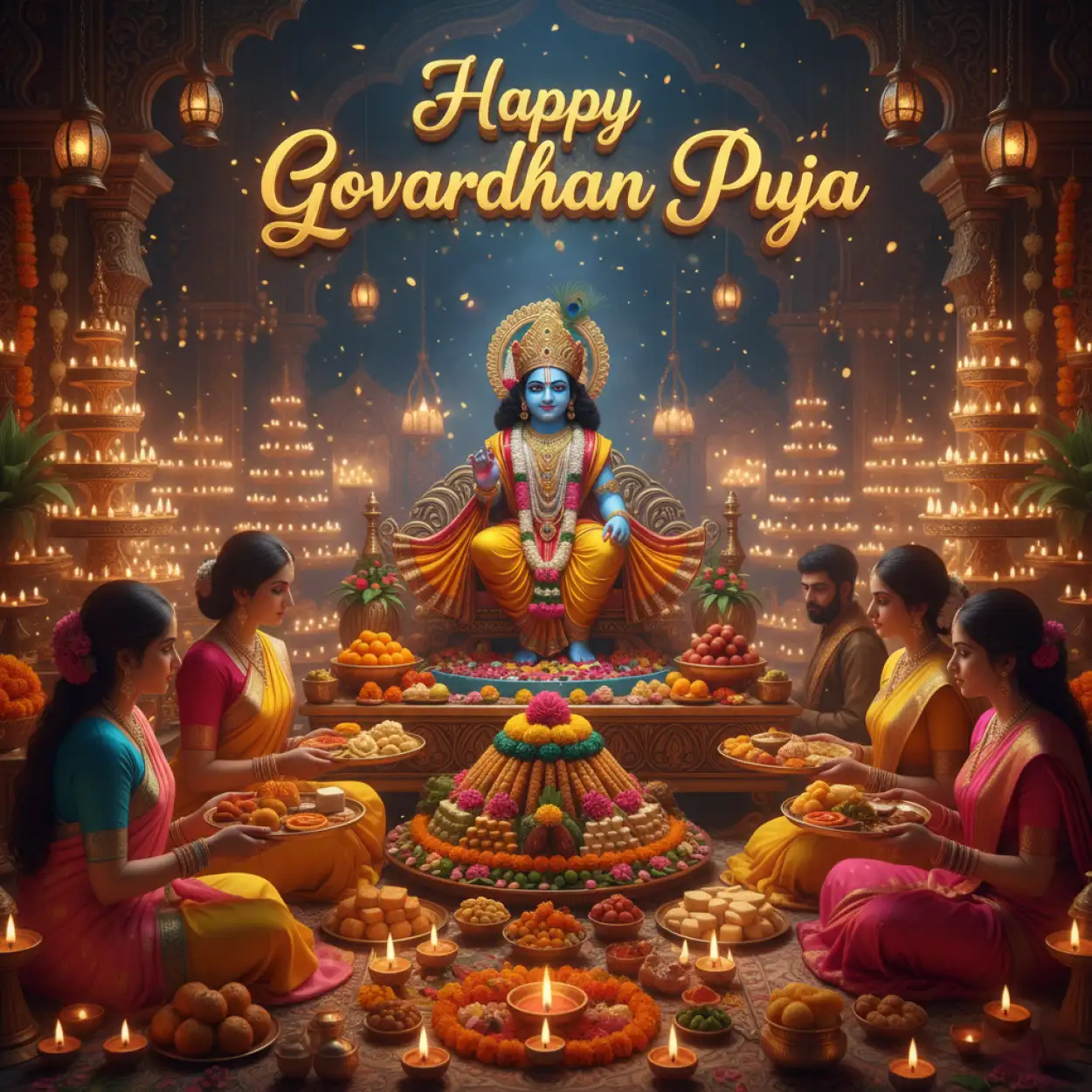 Crowd Celebrating With Small Fireworks - Royalty Free Happy Govardhan Puja 2025 Image | Pngmagic Free Download Crowd Celebrating With Small Fireworks - High Quality Happy Govardhan Puja 2025 Background