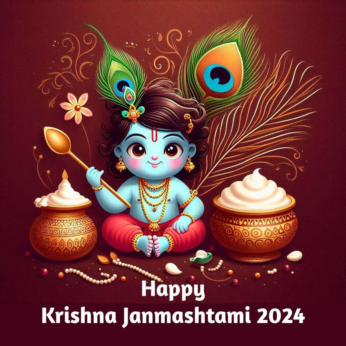 Curd Pot And Flute In Happy Krishna Janmashtami Picture Download - Royalty Free Happy Krishna Janmashtami Image | Pngmagic Free Download Curd Pot And Flute In Happy Krishna Janmashtami Picture Download - High Quality Happy Krishna Janmashtami Background