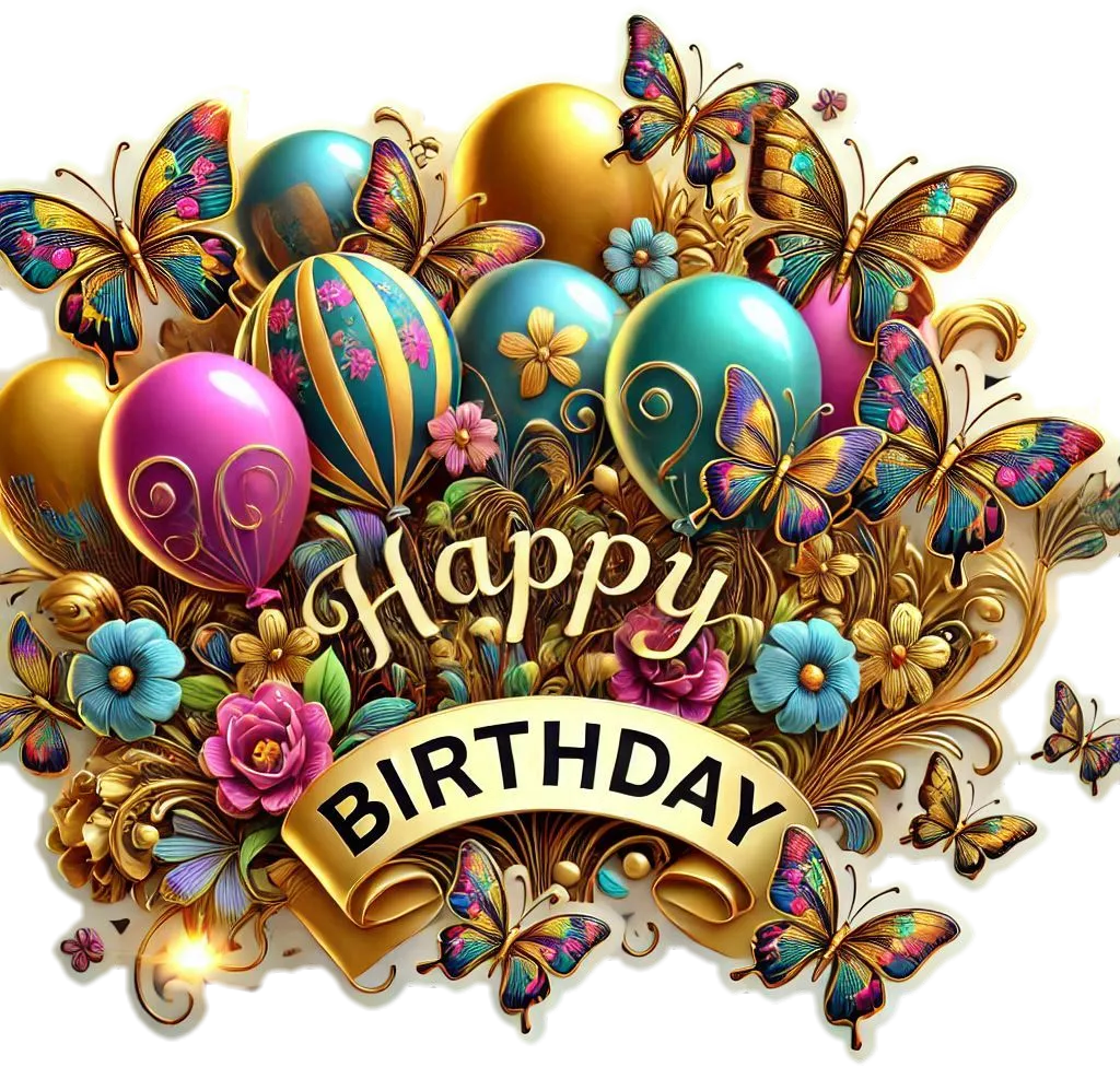 Customizable Colorful Balloon Birthday Text Designs - Royalty Free Happy Birthday Image | Pngmagic Free Download Customizable Colorful Balloon Birthday Text Designs - High Quality Happy Birthday PNG Image