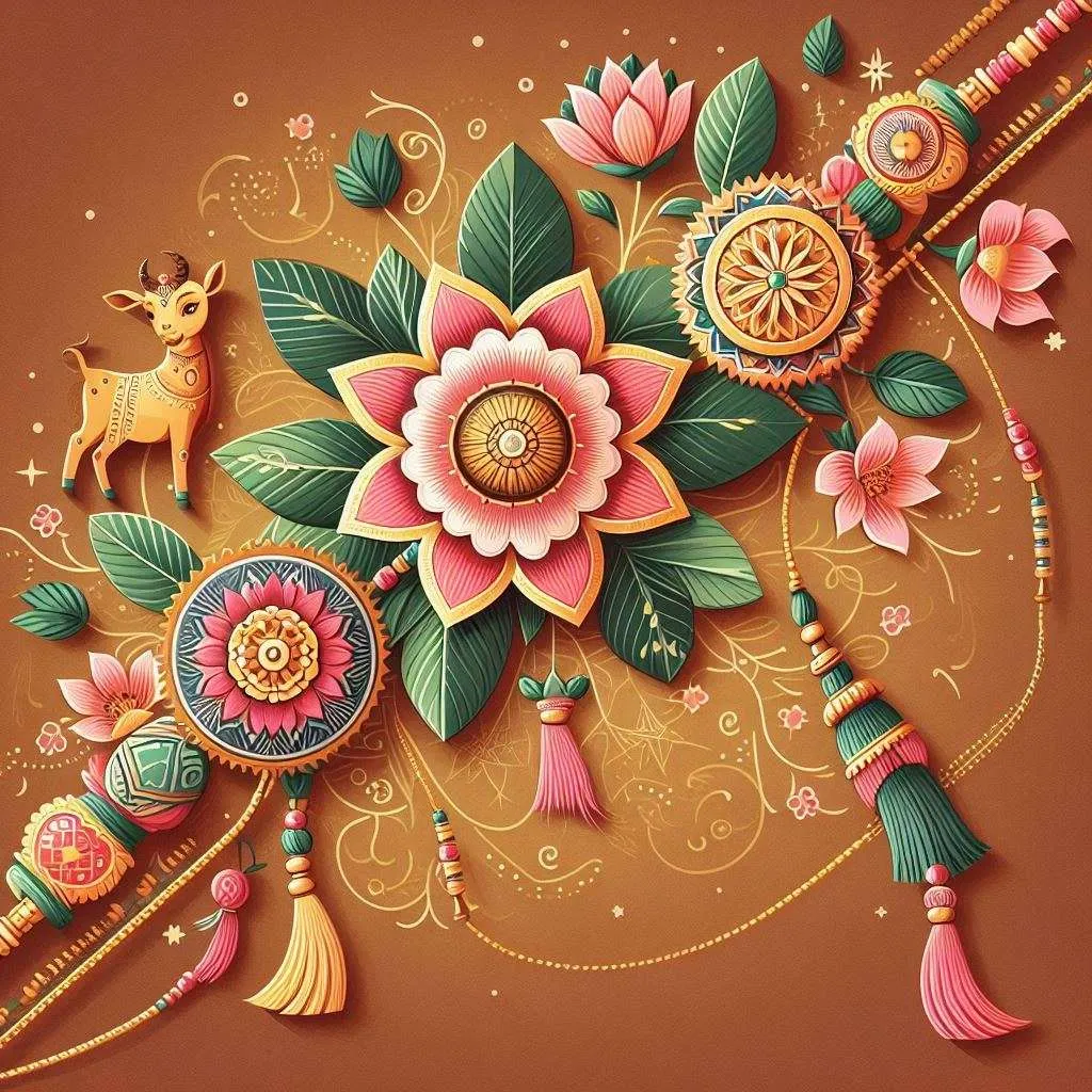 Free Download Customizable Happy Raksha Bandhan Images For Social Media Sharing - High Quality Raksha Bandhan Background