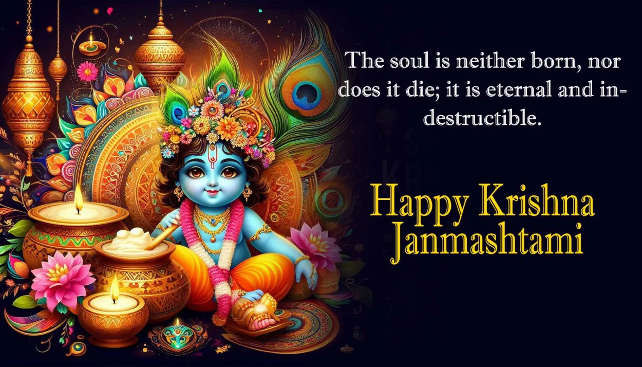 Free Download Customized Happy Krishna Janmashtami Wishes With Name And Pictures - High Quality Ppy Krishna Janmashtami Background
