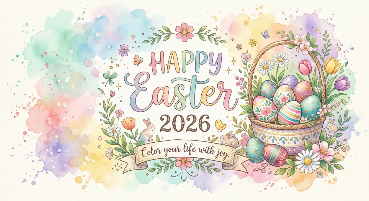 Free Download Cute Easter 2026 Messages For Husband - High Quality Happy Easter 2026 Image