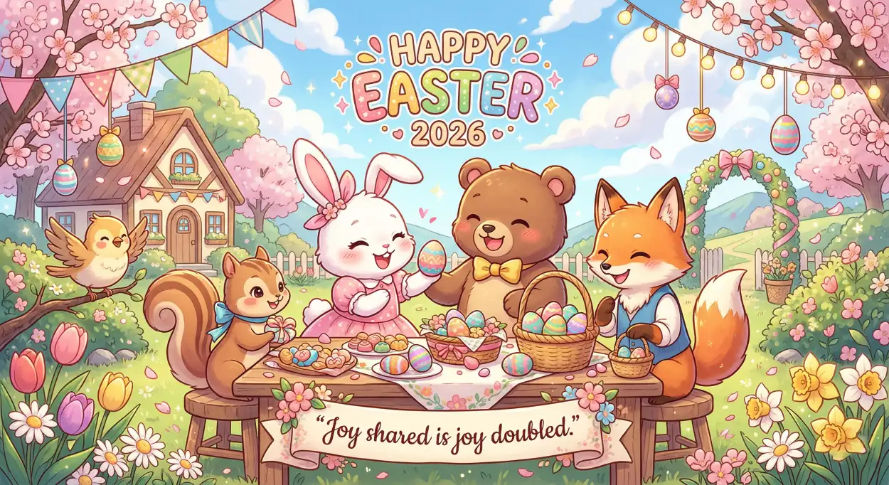 Free Download Cute Easter Jokes 2026 - High Quality Happy Easter 2026 Image