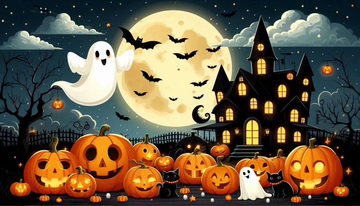 Cute Halloween Background For Kids - Royalty Free Halloween Background Image | Pngmagic Free Download Cute Halloween Background For Kids - High Quality Halloween Background Background