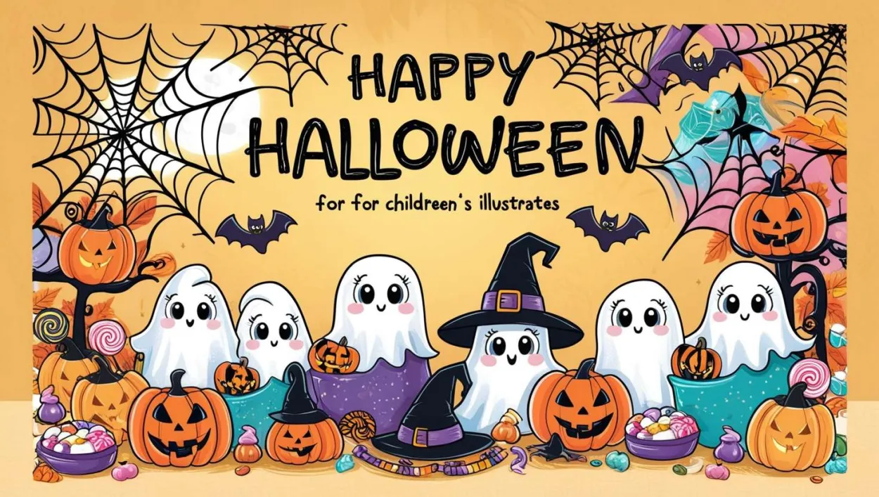 Cute Halloween Illustrations For Children - Royalty Free Halloween Image | Pngmagic Free Download Cute Halloween Illustrations For Children - High Quality Halloween Background