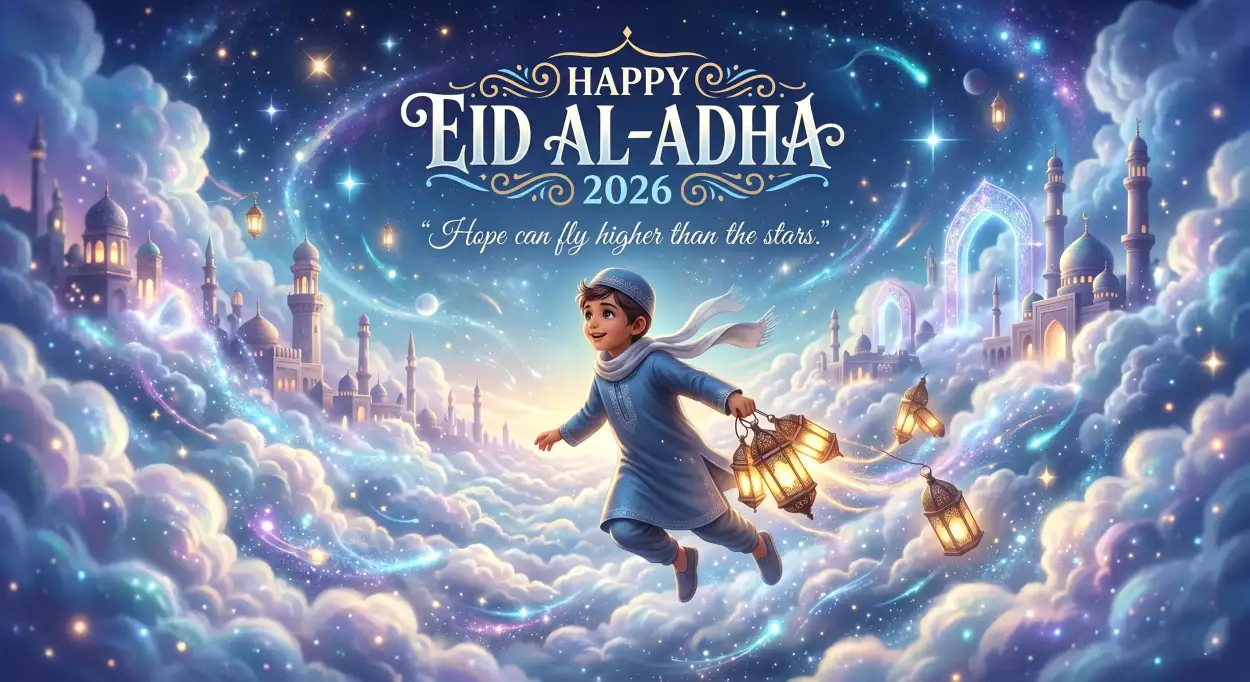 Free Download Cute Happy Eid Al Adha Quotes And Sayings - High Quality Happy Eid Al Adha With Quotes Image