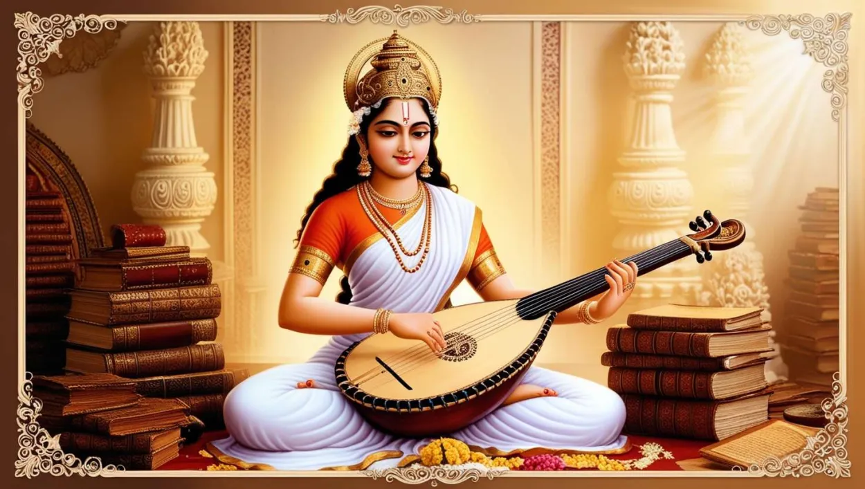 Cute Saraswati Puja Wallpapers For Kids - Royalty Free Saraswati Puja Wallpapers Image | Pngmagic Free Download Cute Saraswati Puja Wallpapers For Kids - High Quality Saraswati Puja Wallpapers Background