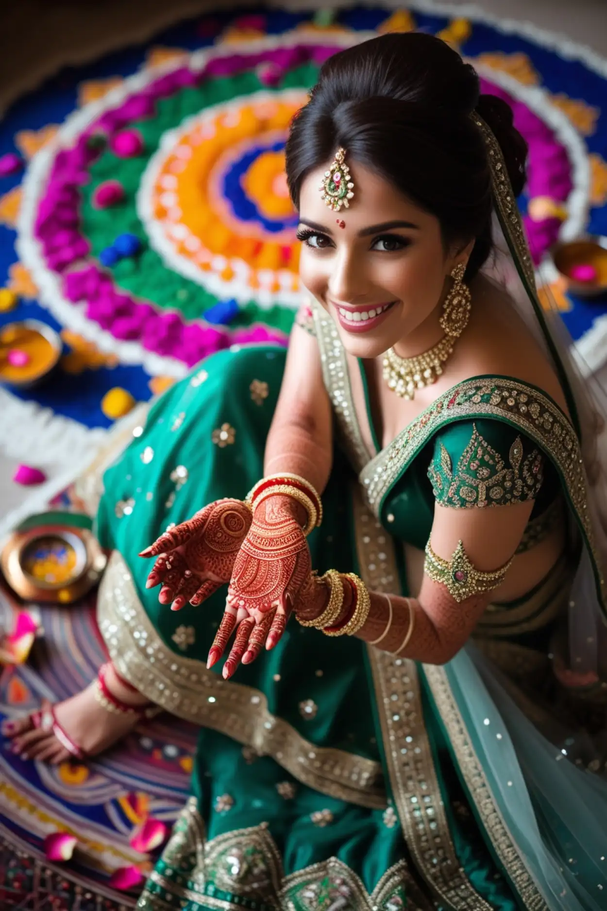 Free Download Cute Teej Mehndi Designs For Beginners - High Quality Teej Mehndi Design Background