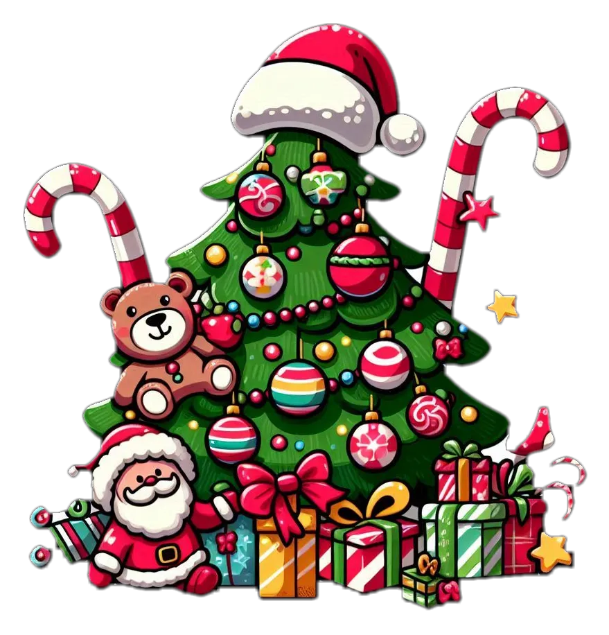 Decorative Christmas Tree Png Design - Royalty Free Christmas Tree Image | Pngmagic Free Download Decorative Christmas Tree Png Design - High Quality Christmas Tree PNG Image