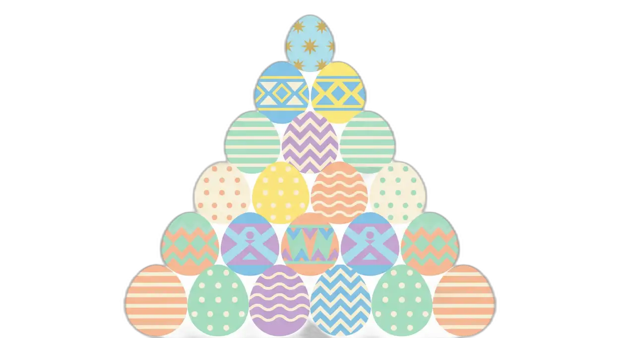 Free Download Decorative Easter Eggs Png Vector - High Quality Easter Eggs Png Transparent PNG