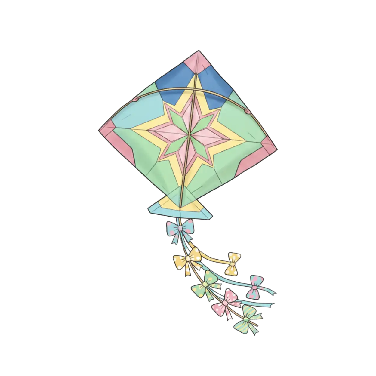 Free Download Decorative Kite Png For Greeting Card - High Quality Kite Png Transparent PNG