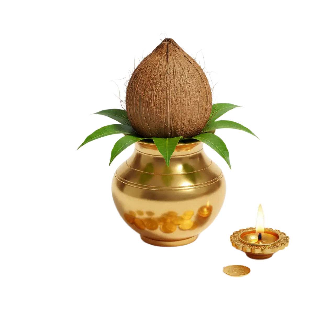 Free Download Dhanteras Wealth Pot Png Transparent - High Quality Dhanteras Png PNG Image