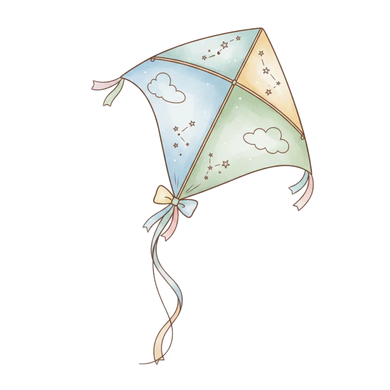 Free Download Diamond Shape Kite Png No Background - High Quality Kite Png Transparent PNG