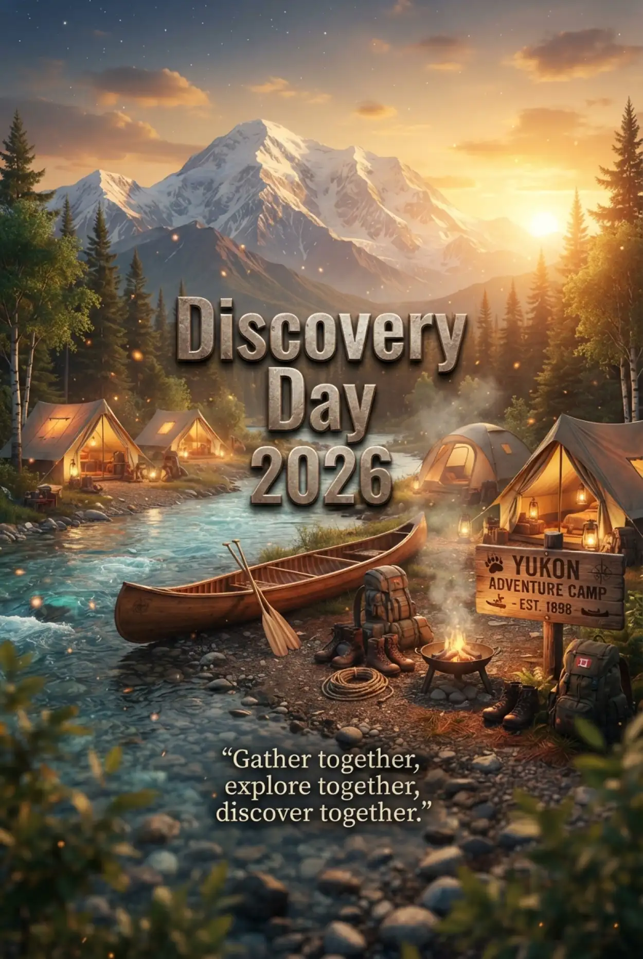 Free Download Discovery Day 2026 Gold Rush Theme - High Quality Discovery Day 2026 Image