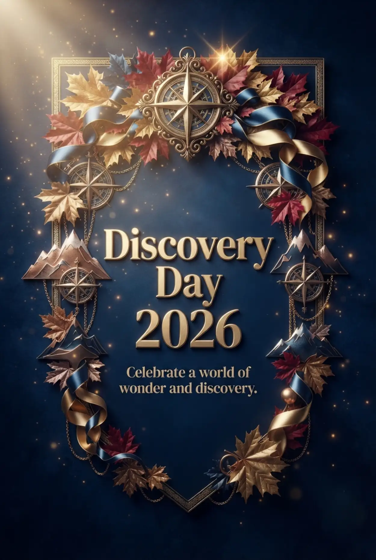 Free Download Discovery Day 2026 Holiday Card - High Quality Discovery Day 2026 Image