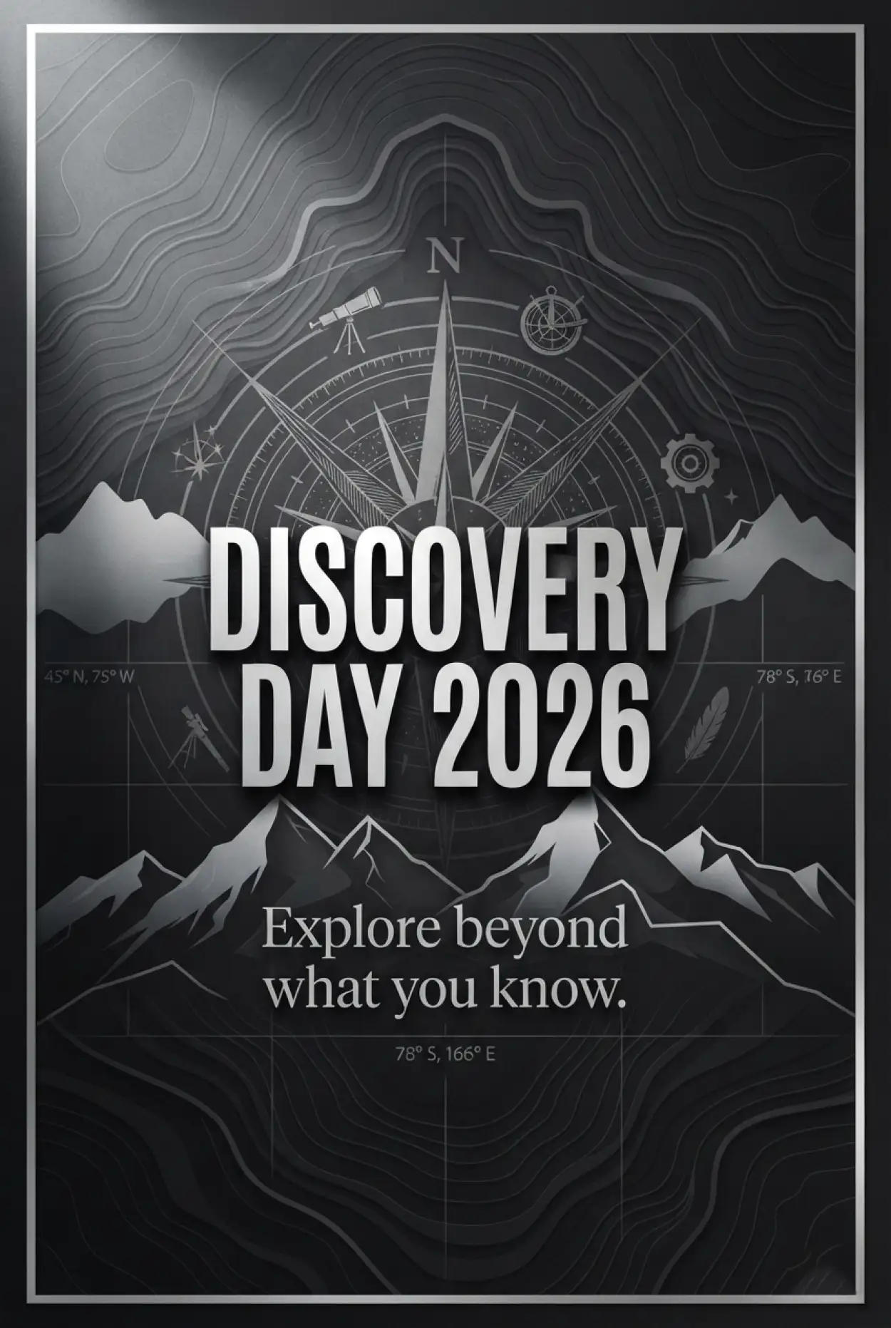 Free Download Discovery Day 2026 Poster Design - High Quality Discovery Day 2026 Image