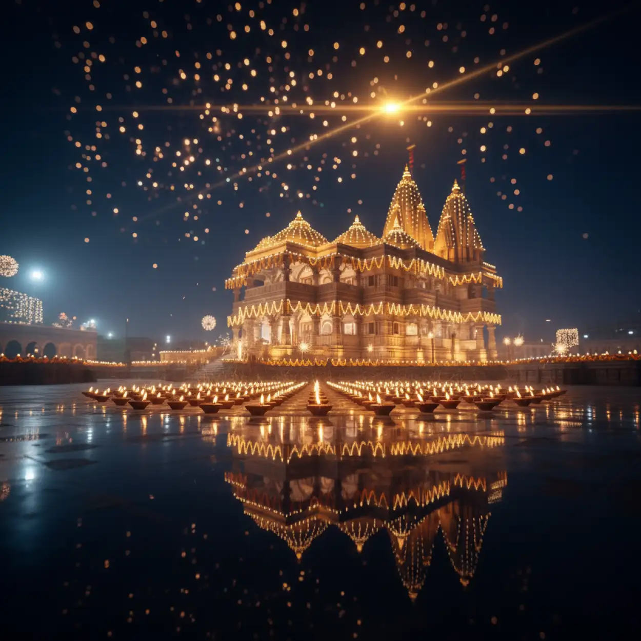 Diwali Night Festival Background With Fireworks - Royalty Free Diwali Background Image | Pngmagic Free Download Diwali Night Festival Background With Fireworks - High Quality Diwali Background Background
