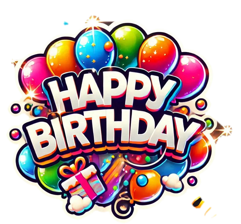 Download Colorful Balloon Text For Birthday Celebrations - Royalty Free Happy Birthday Image | Pngmagic Free Download Download Colorful Balloon Text For Birthday Celebrations - High Quality Happy Birthday PNG Image
