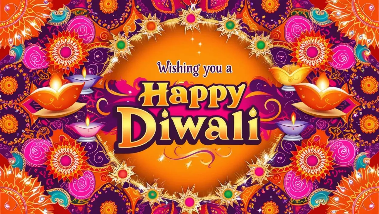 Download Happy Diwali Photos With Diyas And Lights - Royalty Free Happy Diwali Image | Pngmagic Free Download Download Happy Diwali Photos With Diyas And Lights - High Quality Happy Diwali Background