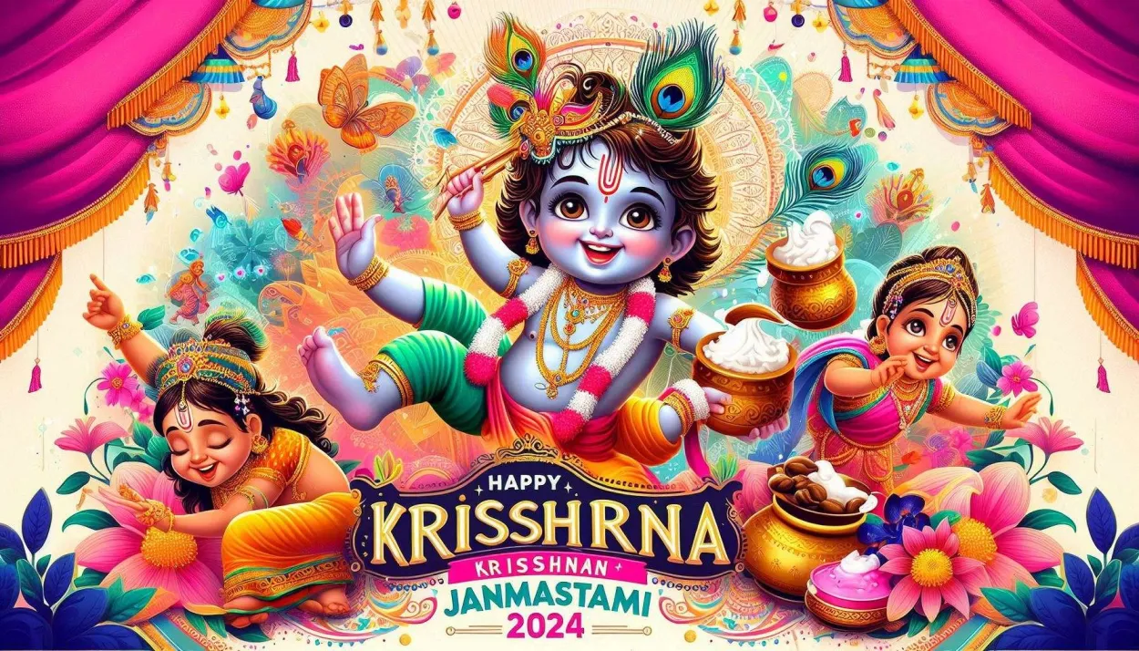 Download Krishna Janmashtami Wishes With Lord Krishna And Gopis Pictures - Royalty Free Happy Krishna Janmashtami Image | Pngmagic Free Download Download Krishna Janmashtami Wishes With Lord Krishna And Gopis Pictures - High Quality Happy Krishna Janmashtami Background