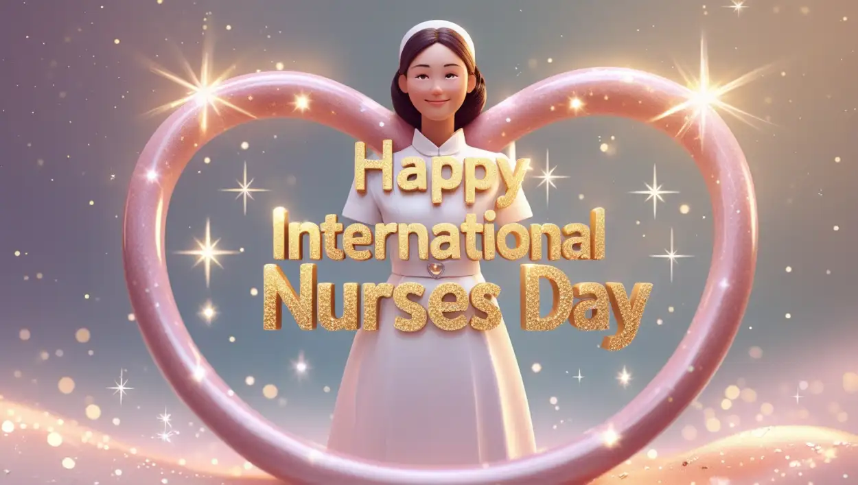Free Download Downloadable Happy International Nurses Day Text Image - High Quality Happy Iinternational Nurses Day Background