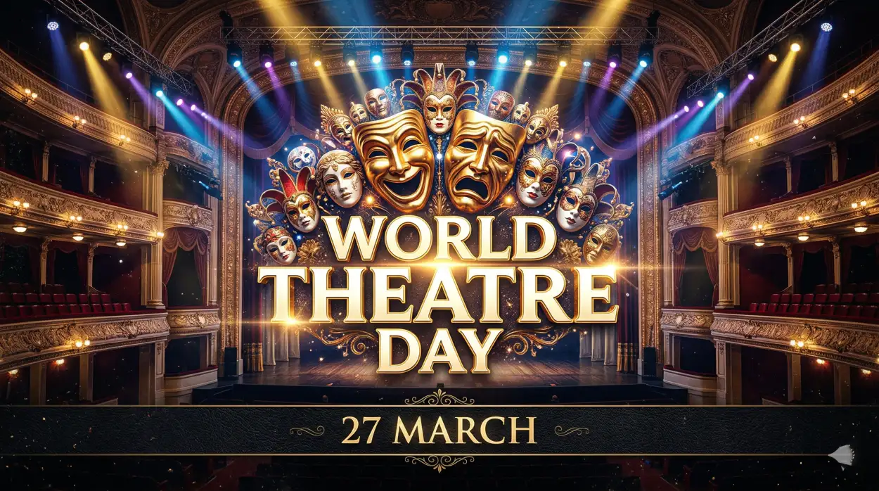 Free Download Drama Mask Png Hd Free - High Quality World Theatre Day Transparent PNG
