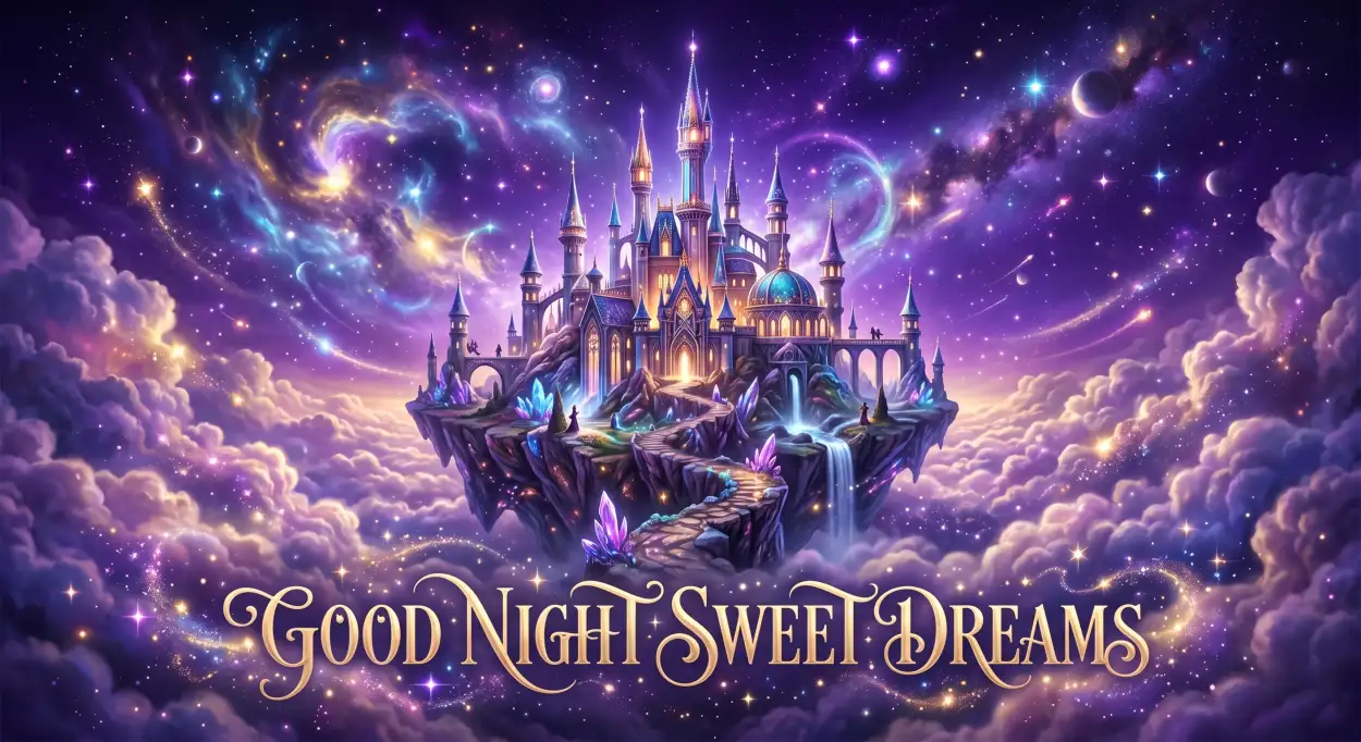 Free Download Dreamy Good Night Sweet Dreams Wallpaper - High Quality Good Night Sweet Dreams Image